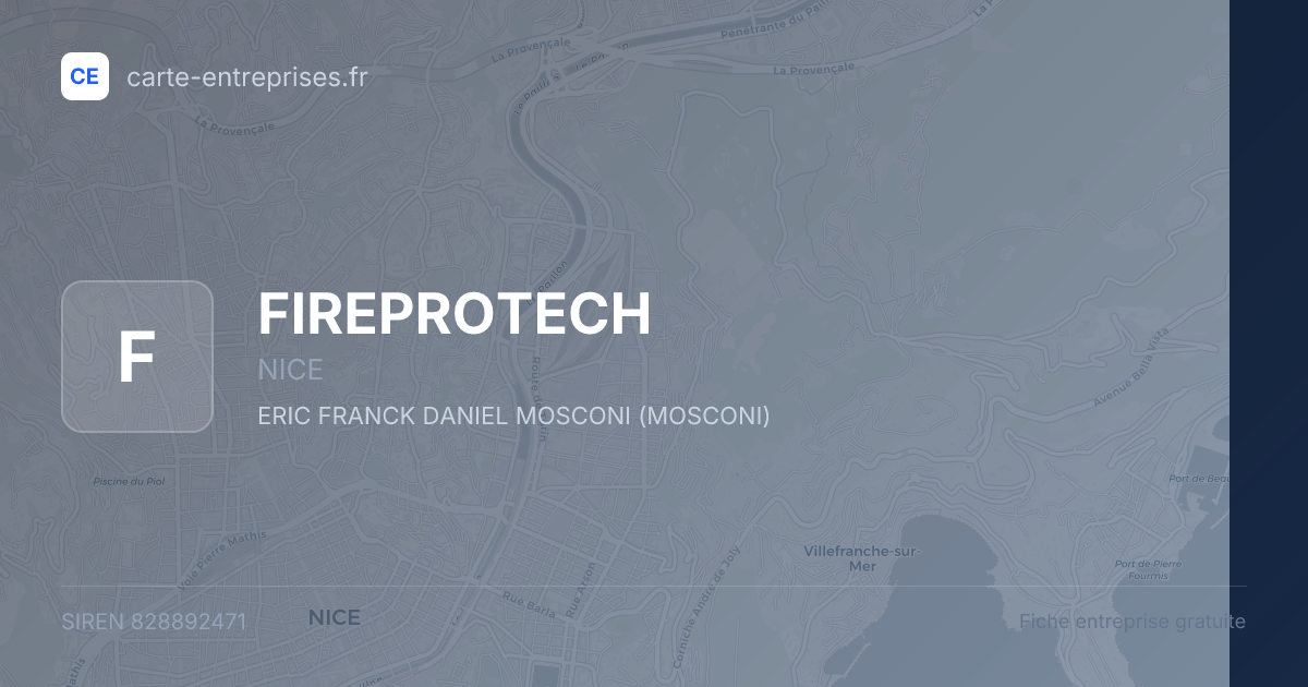 FIREPROTECH — 828892471 — fiche entreprise