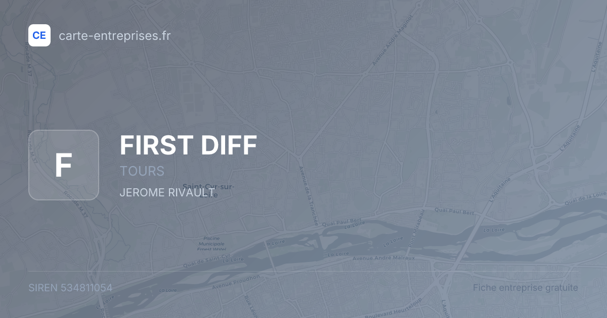 FIRST DIFF — 534811054 — fiche entreprise