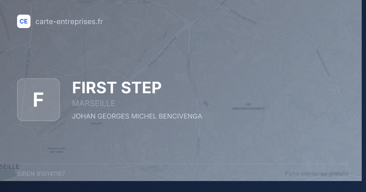 FIRST STEP — 910141167 — fiche entreprise