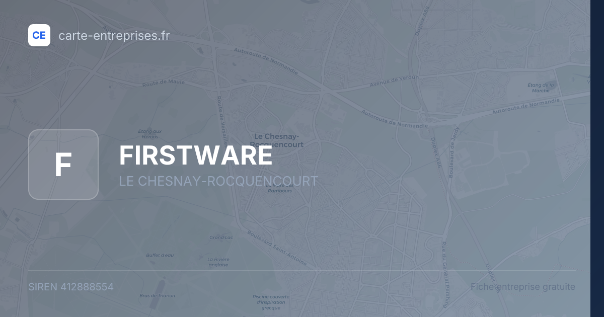 FIRSTWARE — 412888554 — fiche entreprise