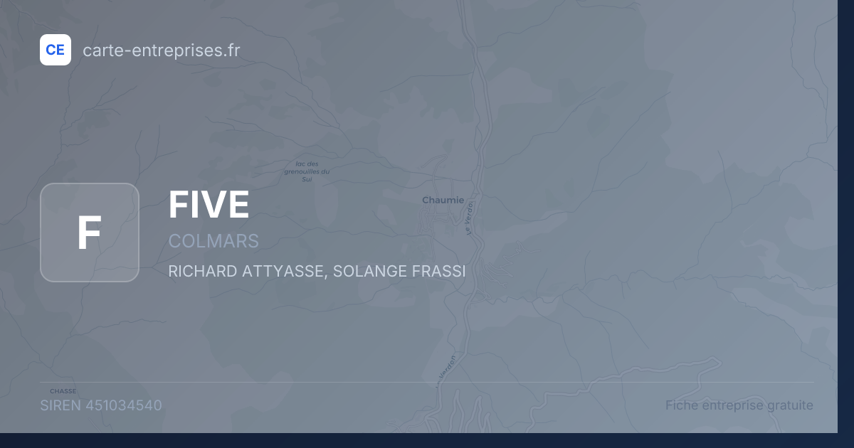 FIVE — 451034540 — fiche entreprise