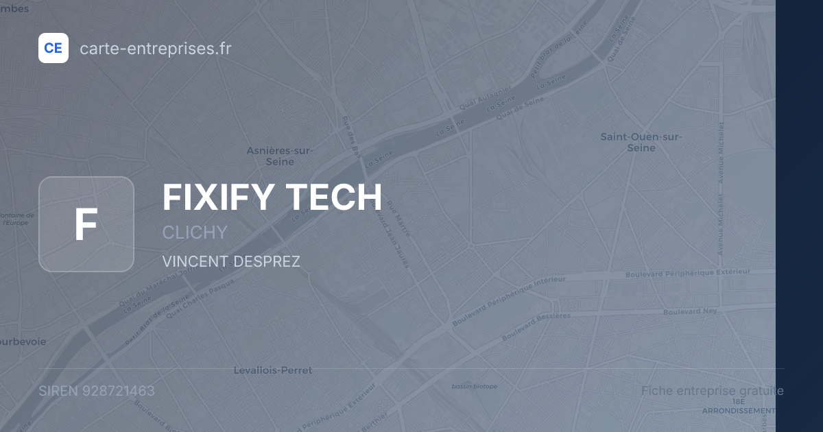 FIXIFY TECH — 928721463 — fiche entreprise