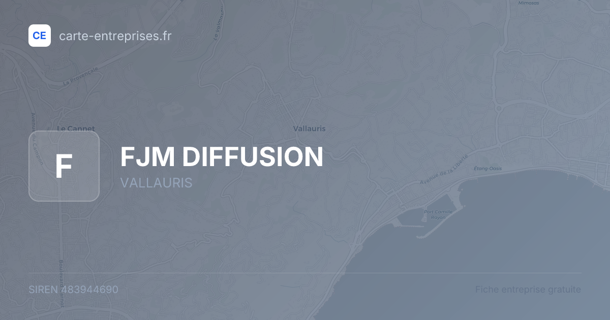 FJM DIFFUSION — 483944690 — fiche entreprise