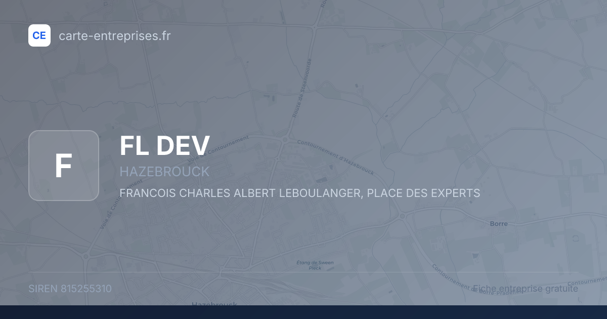 FL DEV — 815255310 — fiche entreprise