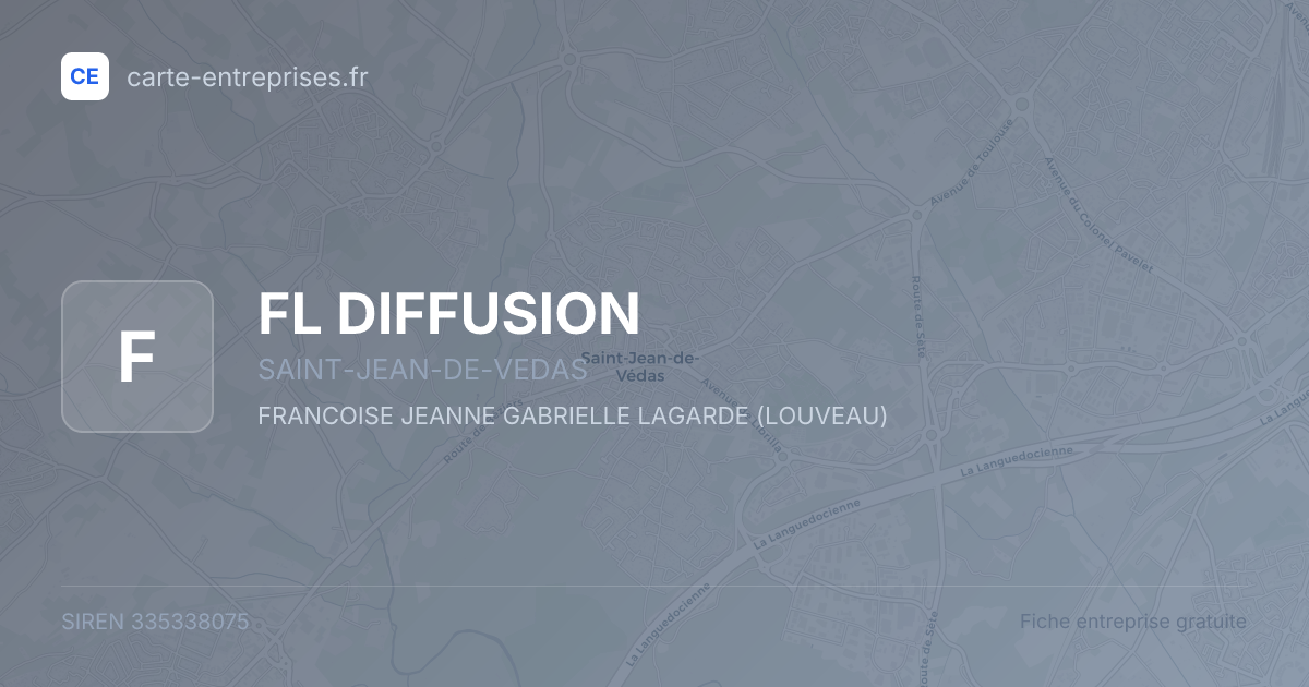FL DIFFUSION — 335338075 — fiche entreprise