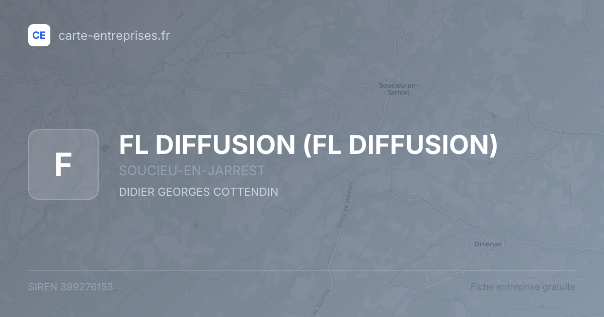 FL DIFFUSION — 399276153 — fiche entreprise