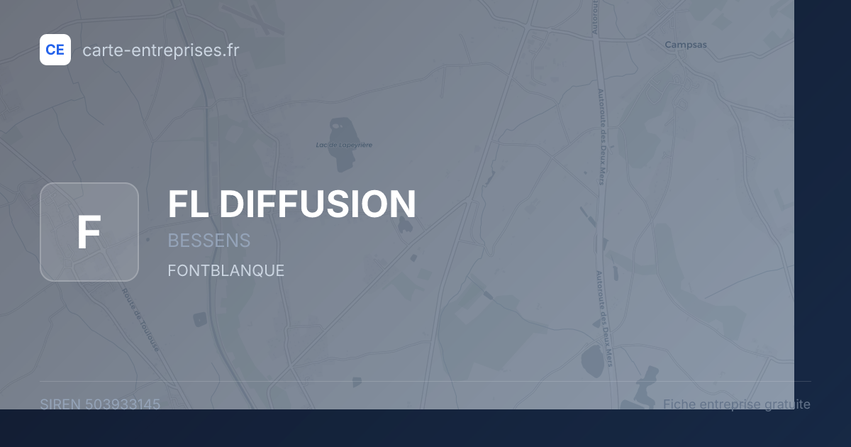 FL DIFFUSION — 503933145 — fiche entreprise