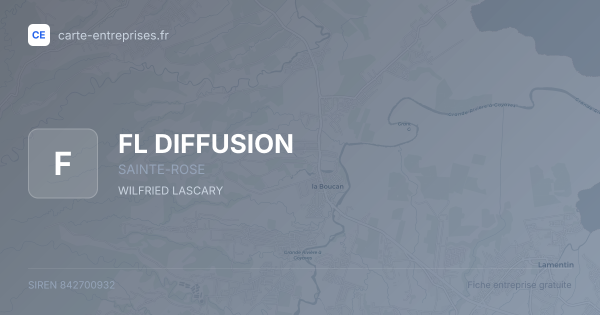 FL DIFFUSION — 842700932 — fiche entreprise
