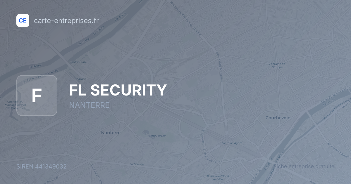 FL SECURITY — 441349032 — fiche entreprise