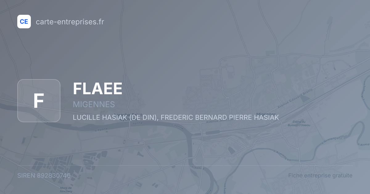 FLAEE — 892830746 — fiche entreprise