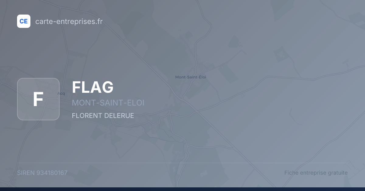 FLAG — 934180167 — fiche entreprise
