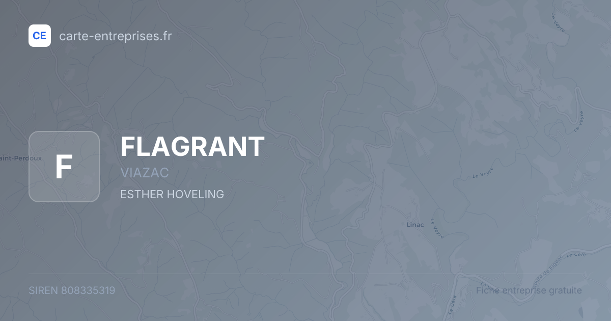 FLAGRANT — 808335319 — fiche entreprise