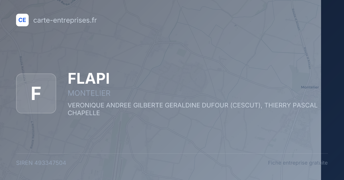 FLAPI — 493347504 — fiche entreprise