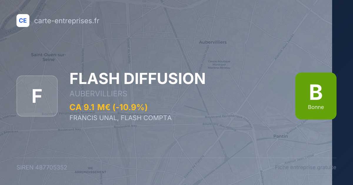 FLASH DIFFUSION — 487705352 — fiche entreprise
