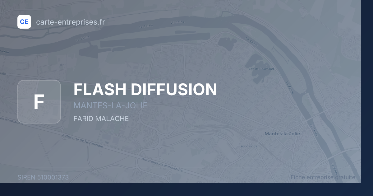 FLASH DIFFUSION — 510001373 — fiche entreprise