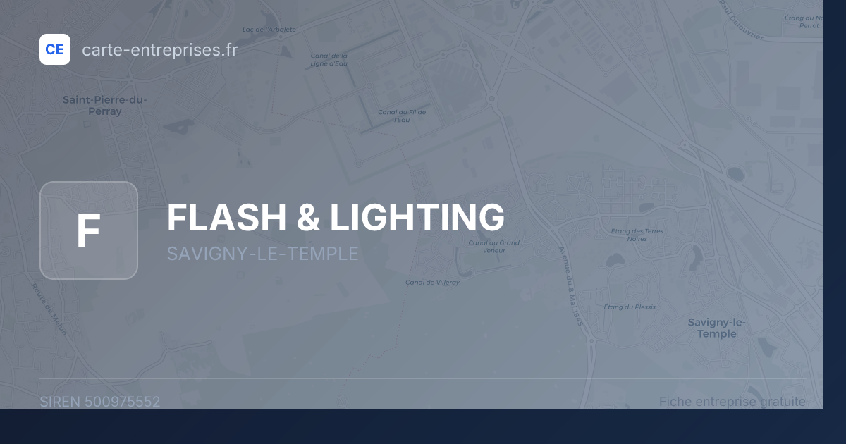 FLASH & LIGHTING — 500975552 — fiche entreprise
