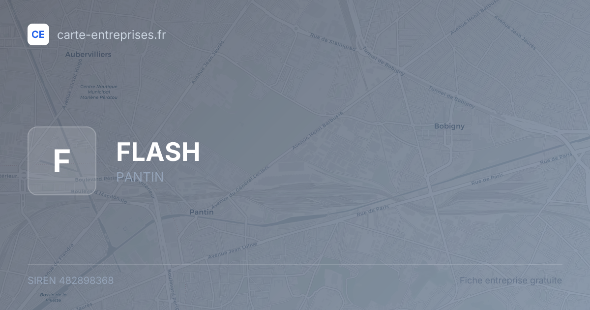FLASH — 482898368 — fiche entreprise