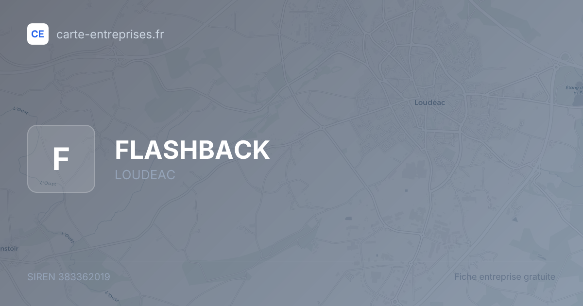 FLASHBACK — 383362019 — fiche entreprise