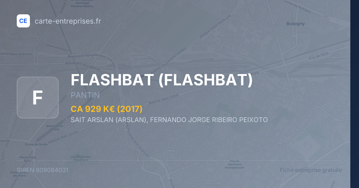 FLASHBAT — 809084031 — fiche entreprise