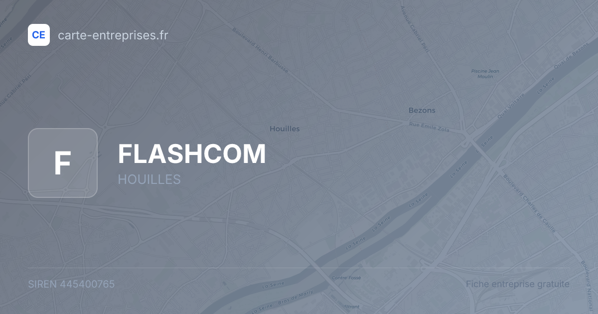 FLASHCOM — 445400765 — fiche entreprise