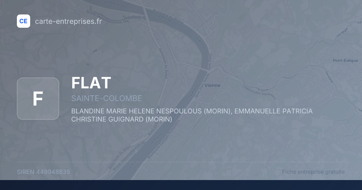 FLAT — 449948835 — fiche entreprise