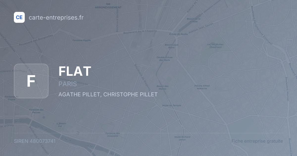 FLAT — 480073741 — fiche entreprise