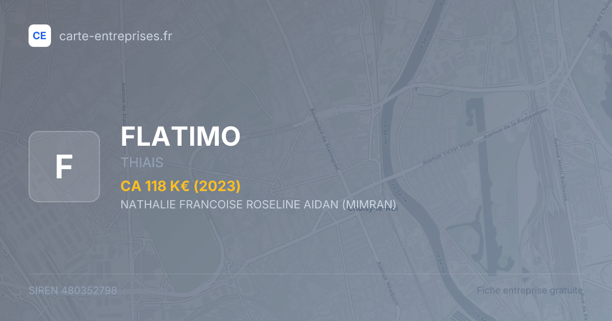 FLATIMO — 480352798 — fiche entreprise