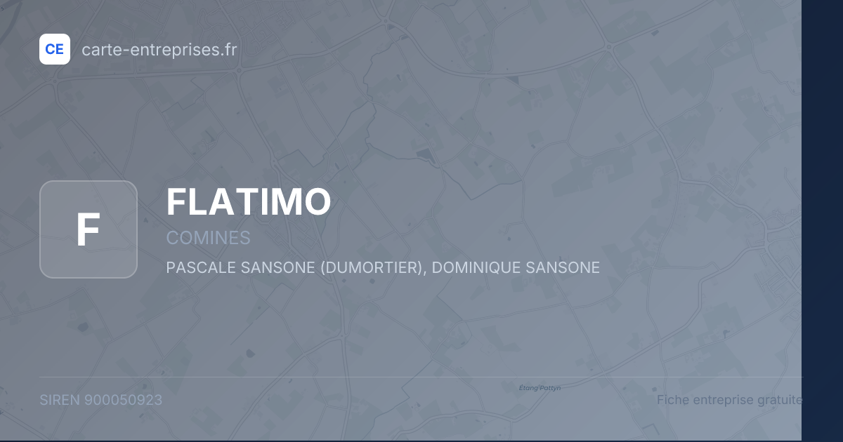 FLATIMO — 900050923 — fiche entreprise