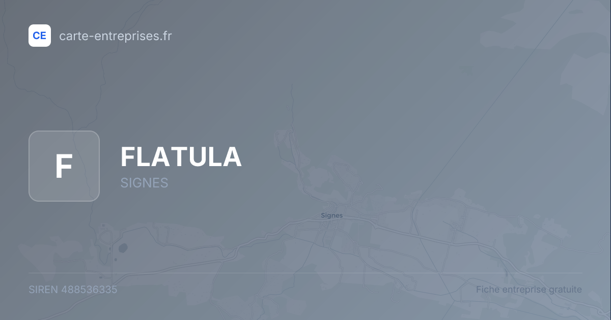 FLATULA — 488536335 — fiche entreprise