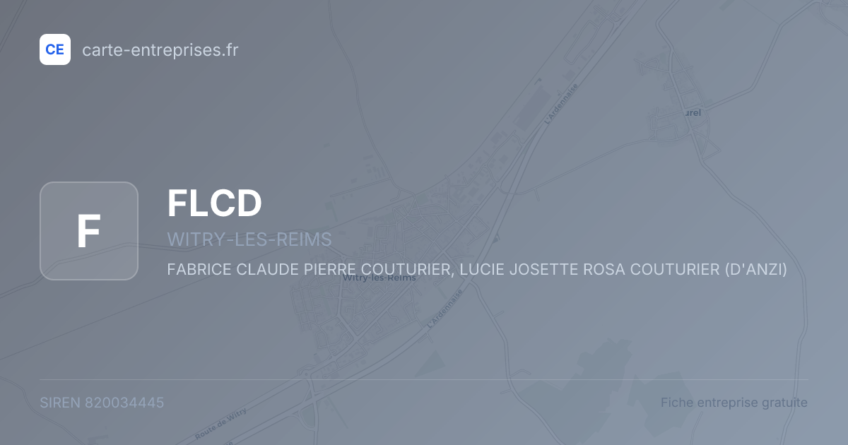 FLCD — 820034445 — fiche entreprise