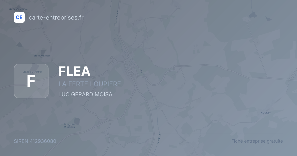 FLEA — 412936080 — fiche entreprise