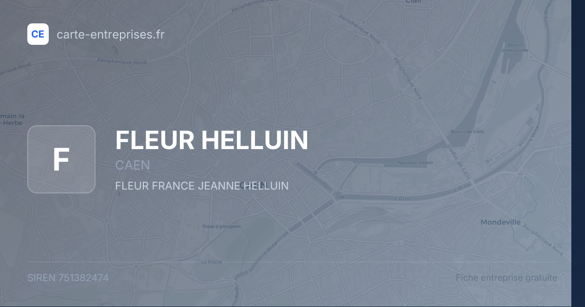 FLEUR HELLUIN — 751382474 — fiche entreprise