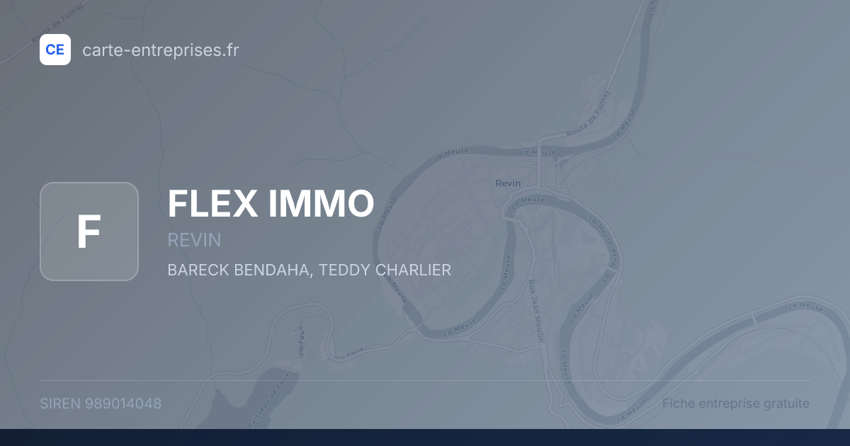 FLEX IMMO — 989014048 — fiche entreprise