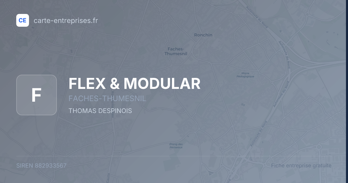 FLEX & MODULAR — 882933567 — fiche entreprise
