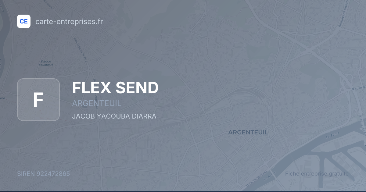 FLEX SEND — 922472865 — fiche entreprise