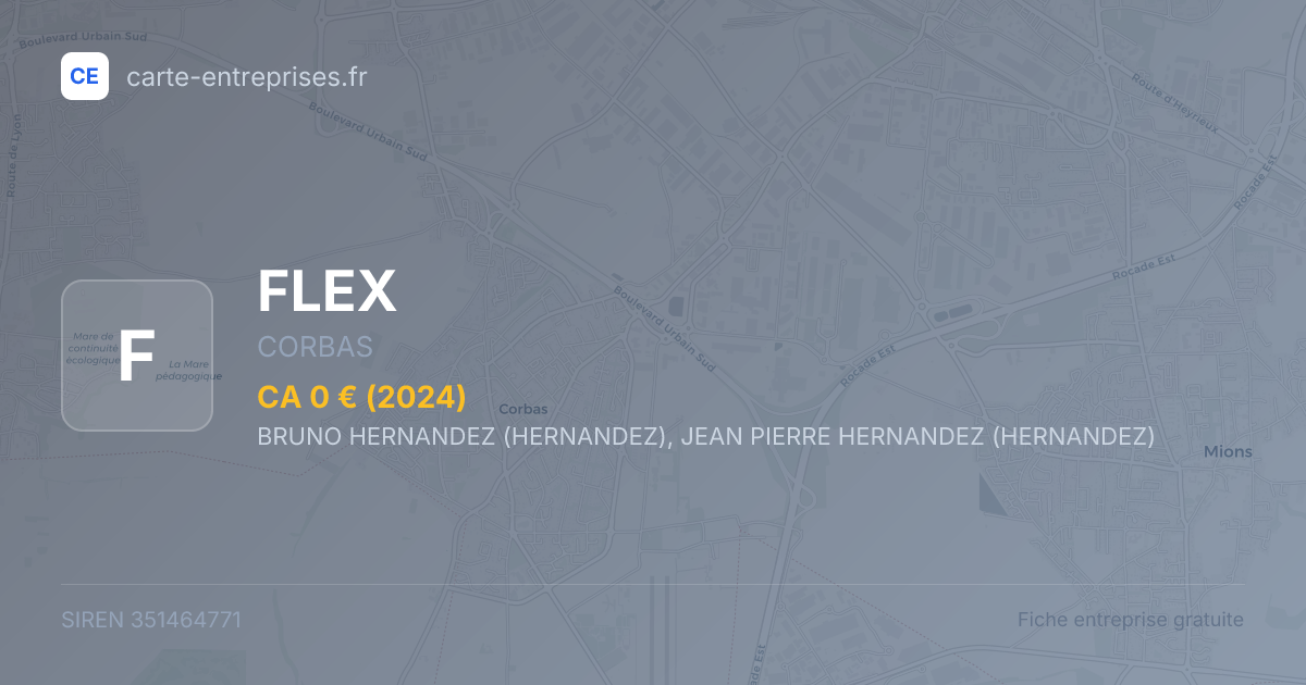 FLEX — 351464771 — fiche entreprise