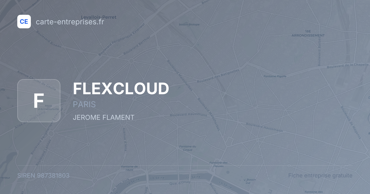 FLEXCLOUD — 987381803 — fiche entreprise