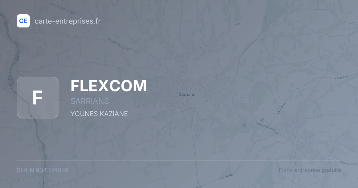 FLEXCOM — 934274689 — fiche entreprise