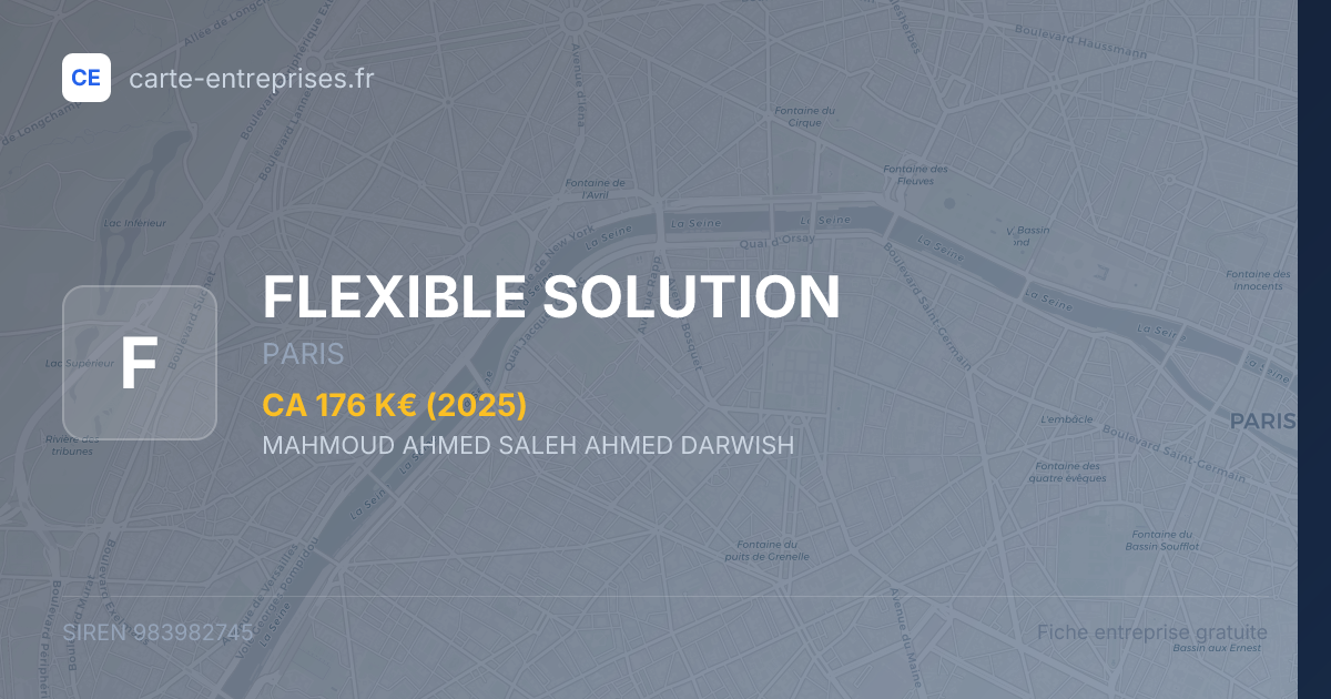 FLEXIBLE SOLUTION — 983982745 — fiche entreprise