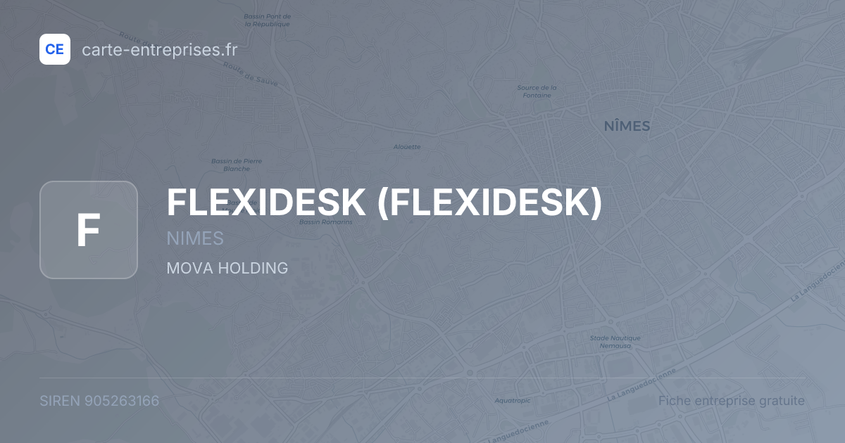 FLEXIDESK — 905263166 — fiche entreprise