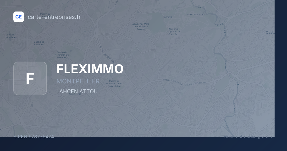 FLEXIMMO — 978776474 — fiche entreprise