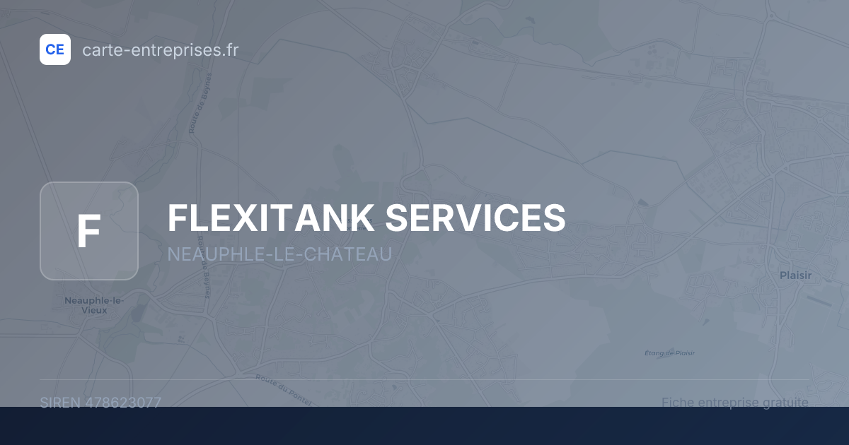 FLEXITANK SERVICES — 478623077 — fiche entreprise
