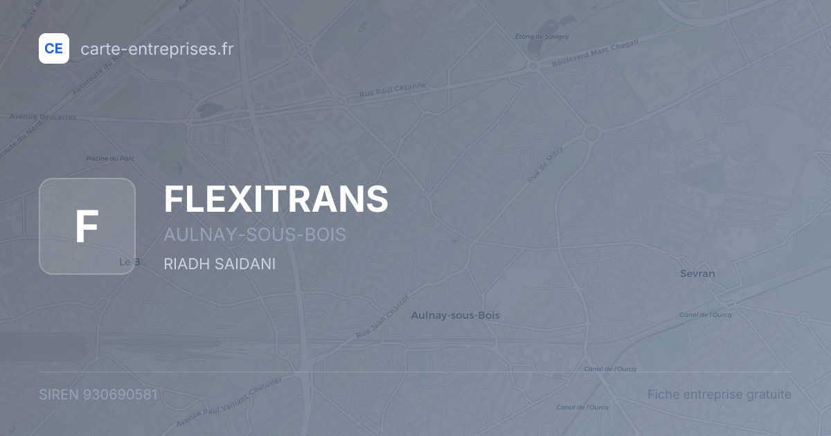 FLEXITRANS — 930690581 — fiche entreprise