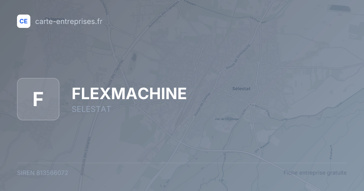FLEXMACHINE — 813566072 — fiche entreprise