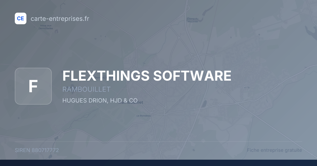 FLEXTHINGS SOFTWARE — 880717772 — fiche entreprise