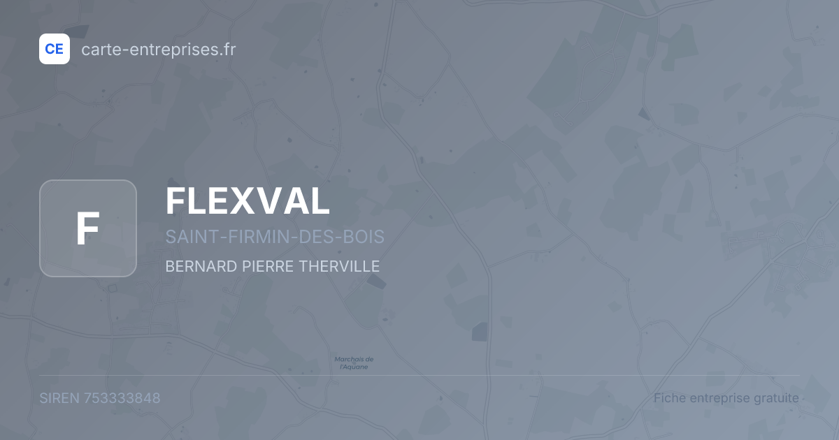 FLEXVAL — 753333848 — fiche entreprise