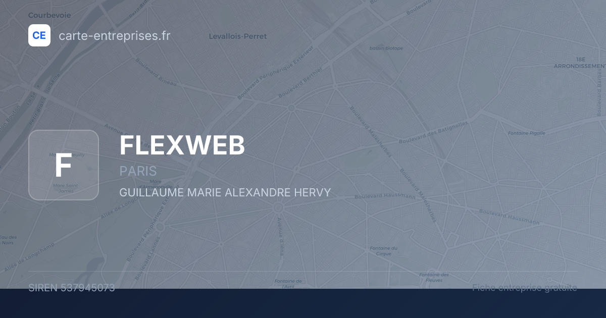 FLEXWEB — 537945073 — fiche entreprise