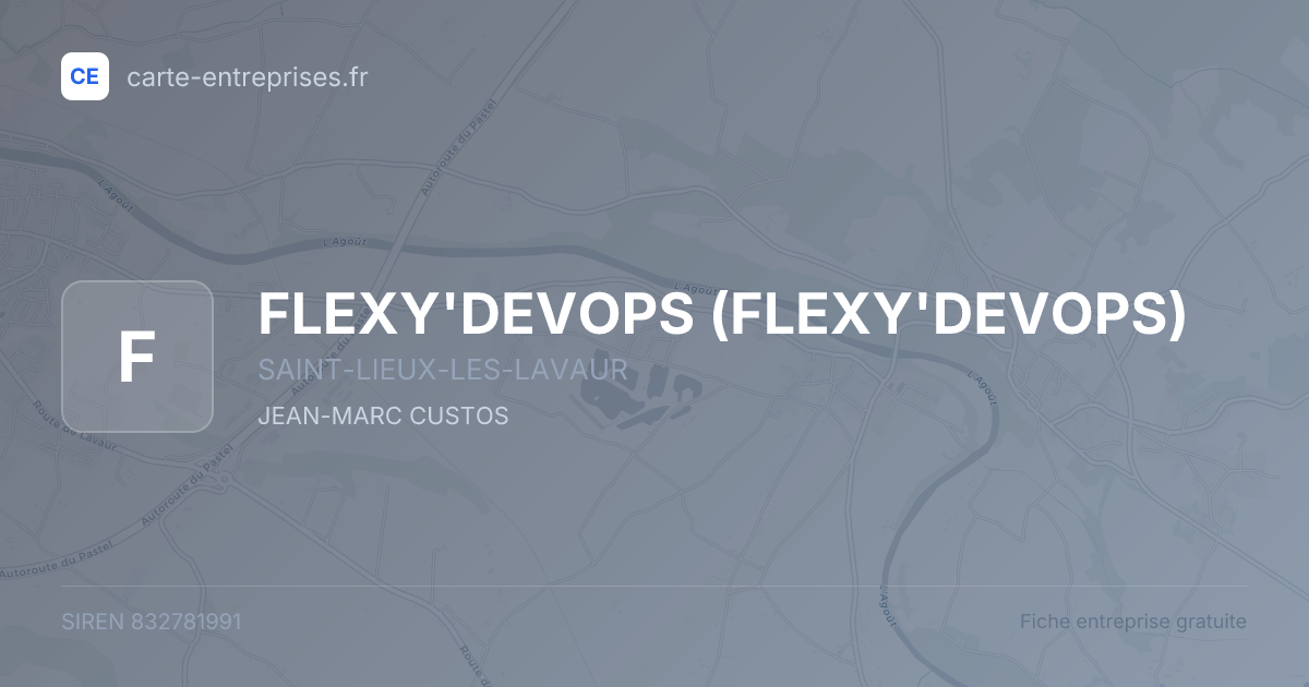 FLEXY'DEVOPS — 832781991 — fiche entreprise