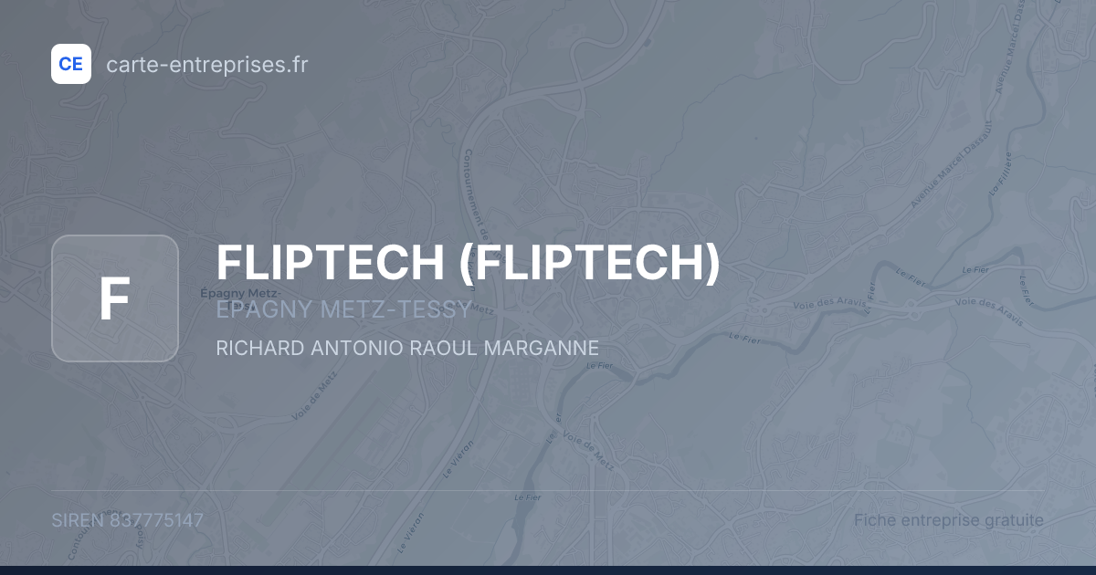 FLIPTECH — 837775147 — fiche entreprise