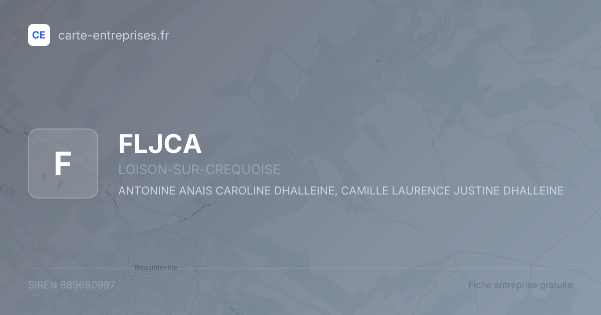 FLJCA — 889680997 — fiche entreprise